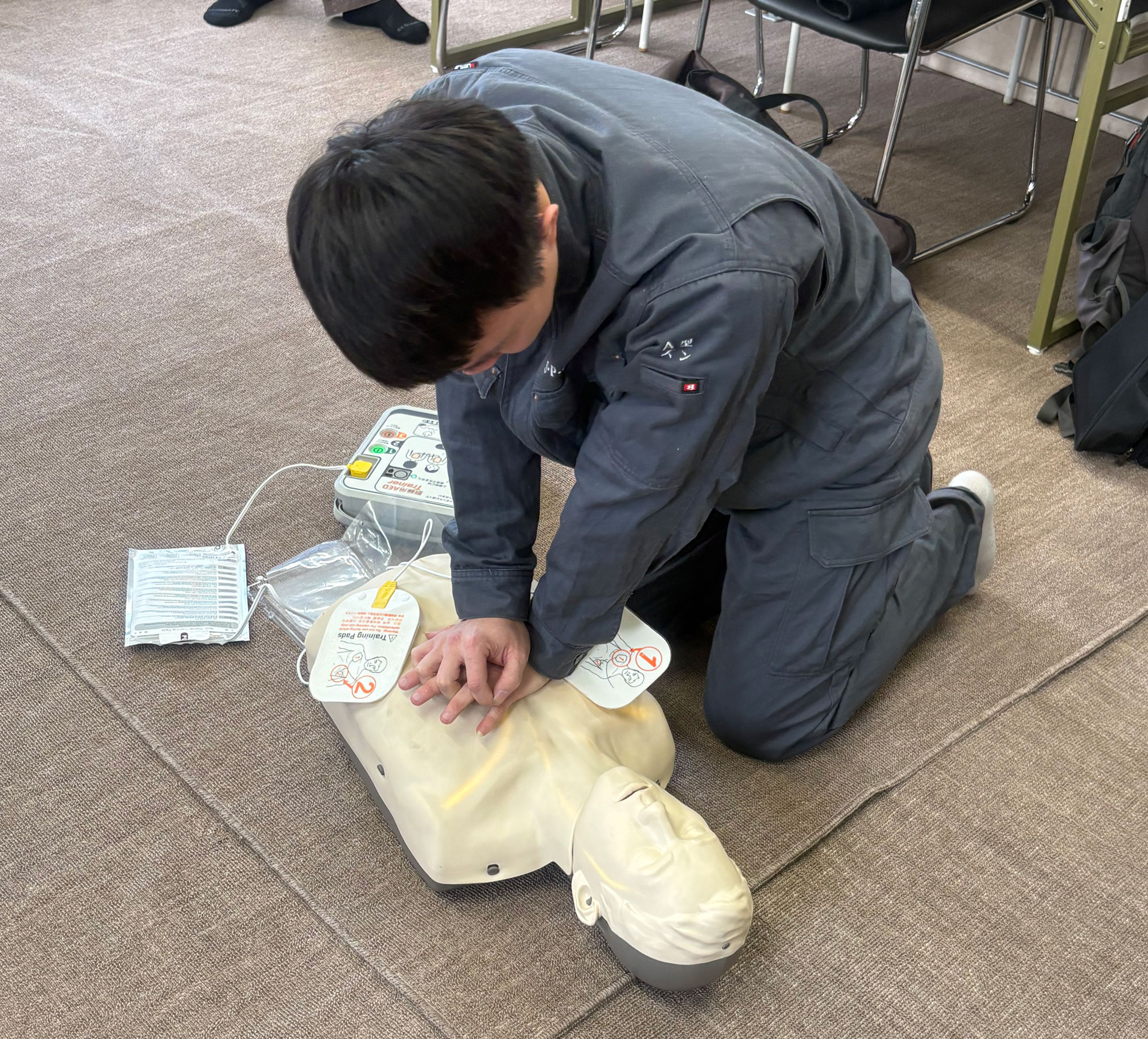 AED操作の講習会